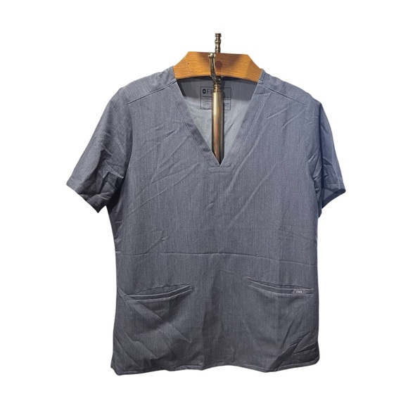 Figs Women's Casma 3-Pocket Scrub Too Gray Large Technical Collection - Picture 1 of 9